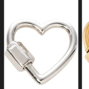 Marla Aaron silver Mothers Day edition heart lock
